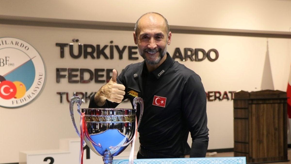 Semih Saygıner 3 Bant Bilardo'da Türkiye Şampiyonu
