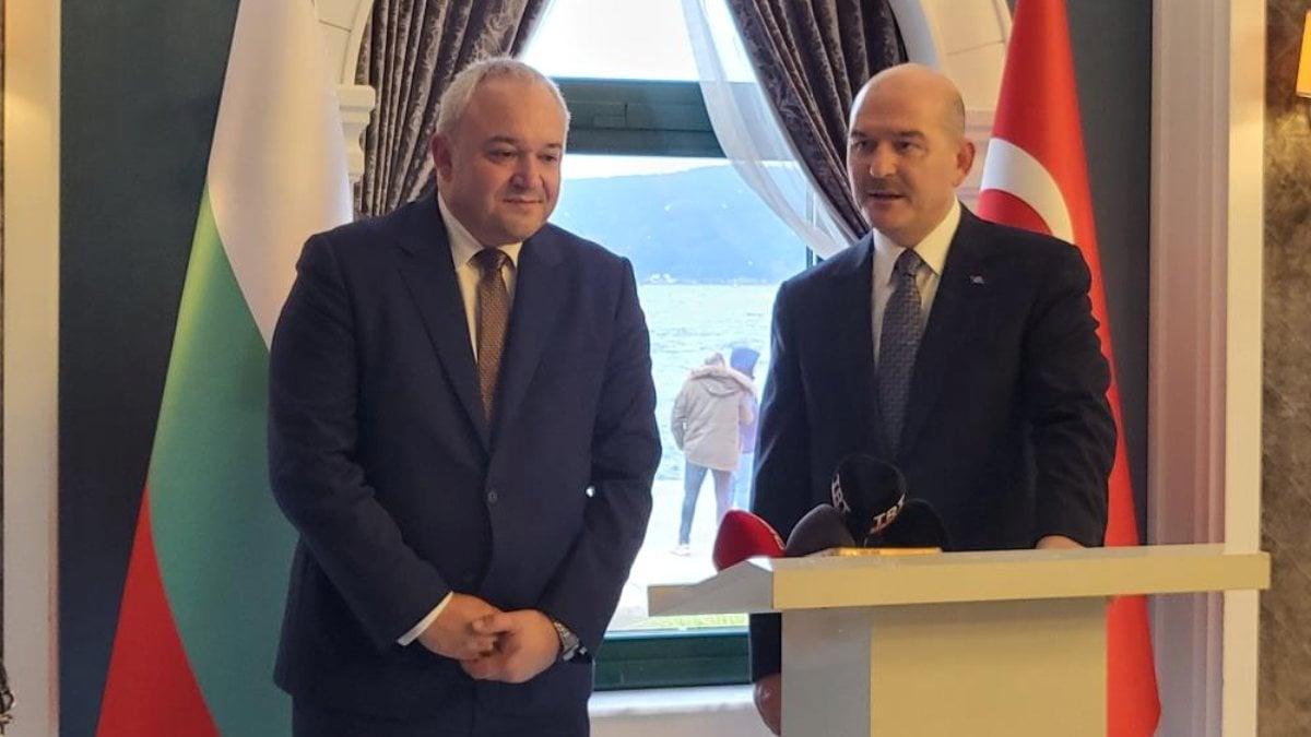 Süleyman Soylu, Bulgar mevkidaşı Demerdzhiev ile bir araya geldi