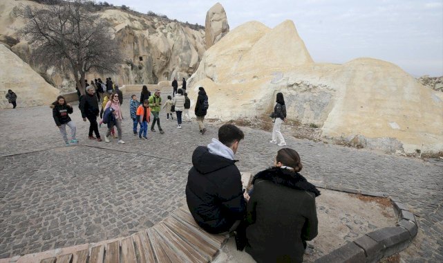 Kapadokya'ya 4 milyona yakın turist gezdi