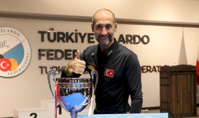 Semih Saygıner 3 Bant Bilardo'da Türkiye Şampiyonu