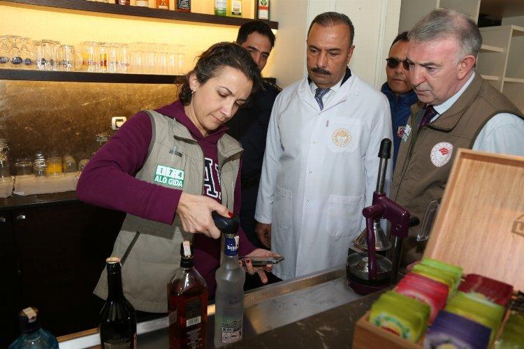 Uludağ Oteller Bölgesi'nde yılbaşı öncesi gıda denetimi