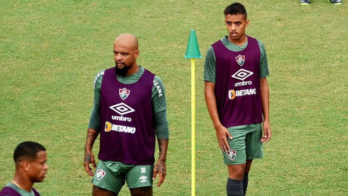 Felipe Melo, oğluyla idmana çıktı