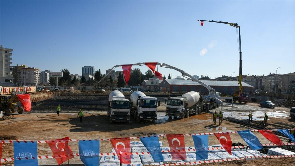 Gaziantep&#039;te 3 bin 200 kişilik spor salonunun yapımına başlandı
