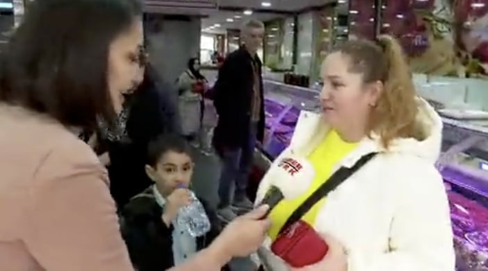 Habertürk'ün 'karne hediyesi et' haberinin ham görüntüleri