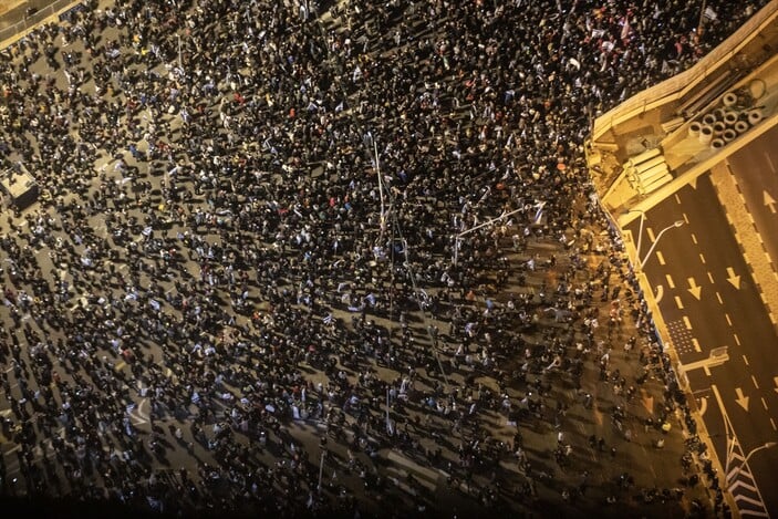 İsrail'de hükümet karşıtı protestolar sürüyor