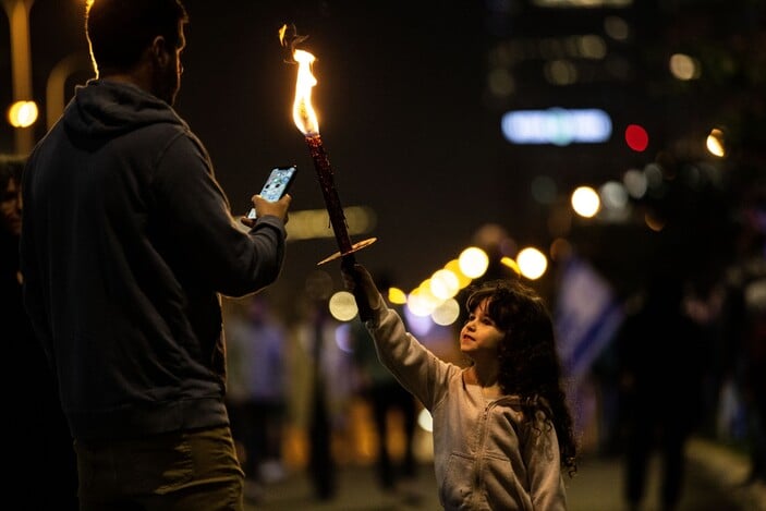 İsrail'de hükümet karşıtı protestolar sürüyor