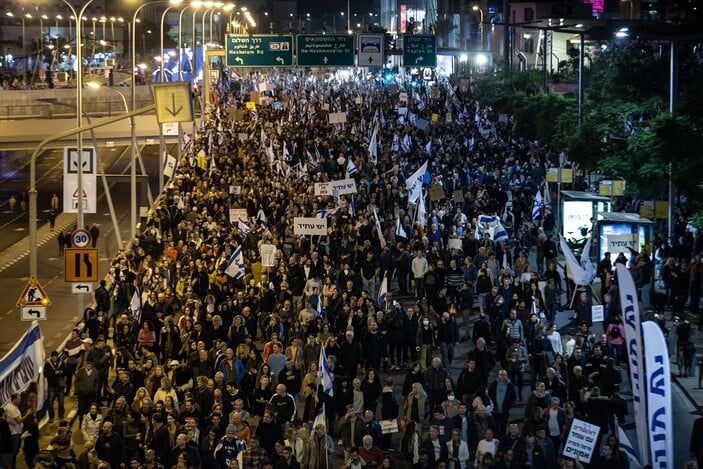 İsrail'de hükümet karşıtı protestolar sürüyor