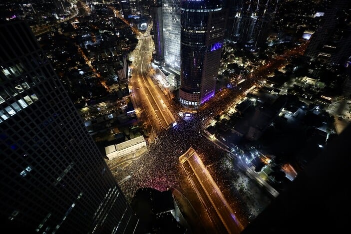 İsrail'de hükümet karşıtı protestolar sürüyor