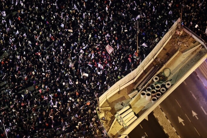 İsrail'de hükümet karşıtı protestolar sürüyor