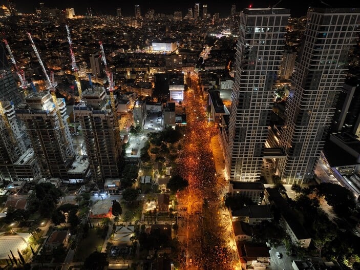 İsrail'de hükümet karşıtı protestolar sürüyor