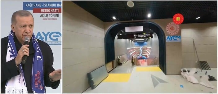 Kağıthane-İstanbul Havalimanı Metrosu hizmete açılıyor