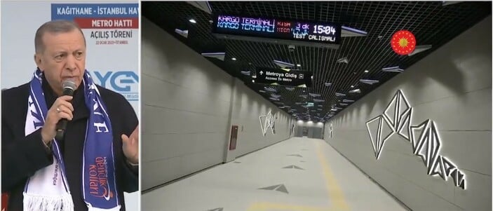 Kağıthane-İstanbul Havalimanı Metrosu hizmete açılıyor