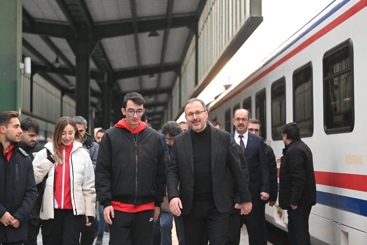 Mehmet Kasapoğlu Sarıkamış anması için Doğu Ekspresi ile yola çıktı