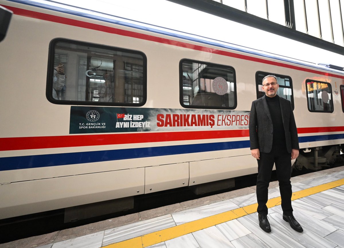 Mehmet Kasapoğlu Sarıkamış anması için Doğu Ekspresi ile yola çıktı