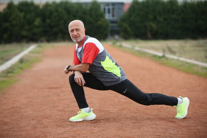 Milli atlet Ali Turan, 43 yıldır sportif başarı için koşuyor
