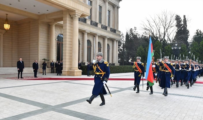 Mısır Cumhurbaşkanı Abdulfettah es-Sisi Azerbaycan'da