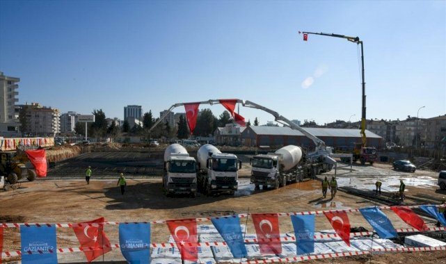 Gaziantep'te 3 bin 200 kişilik spor salonunun yapımına başlandı