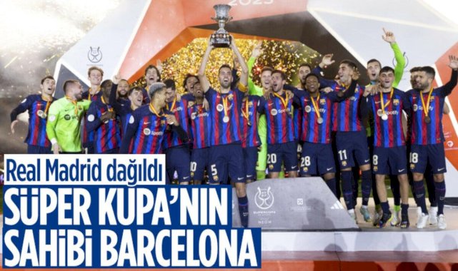 İspanya Süper Kupası'nı Barcelona kazandı
