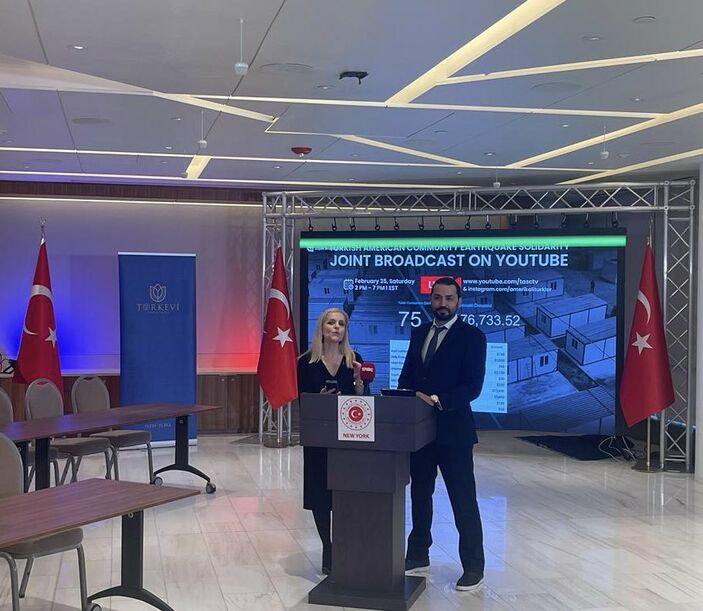 ABD'deki Türk toplumu, depremzedeler için 431 bin dolar bağışladı