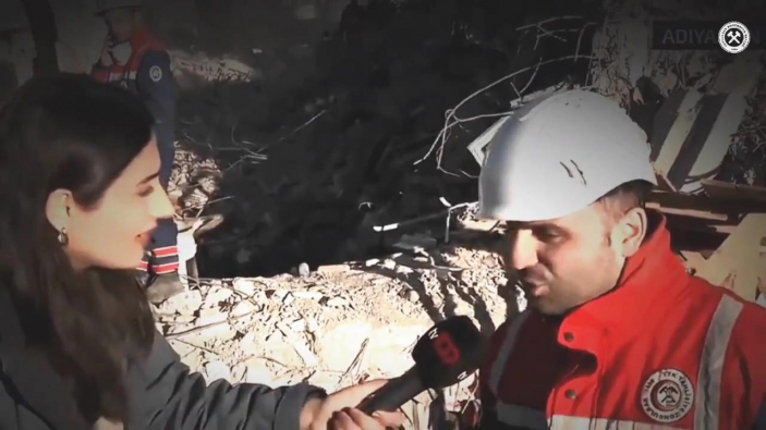 Deprem bölgesindeki madenciden duygulandıran sözler