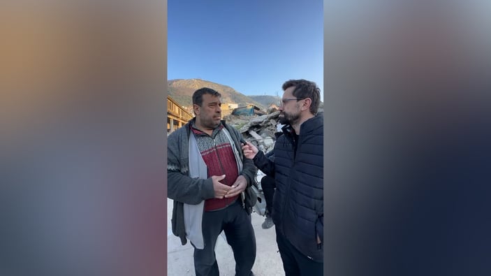 Depremzede vatandaşın devlete duyduğu güven dikkat çekti
