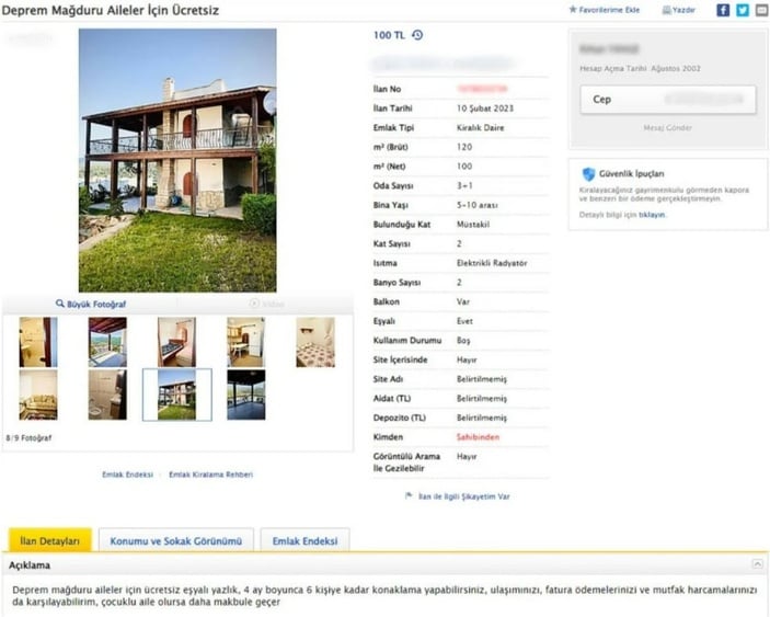 Depremzedeler için binlerce ücretsiz ev ilana çıktı