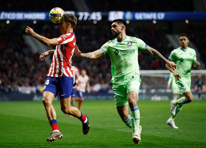 Enes Ünal'ın golüyle Getafe, Atletico Madrid'le berabere kaldı