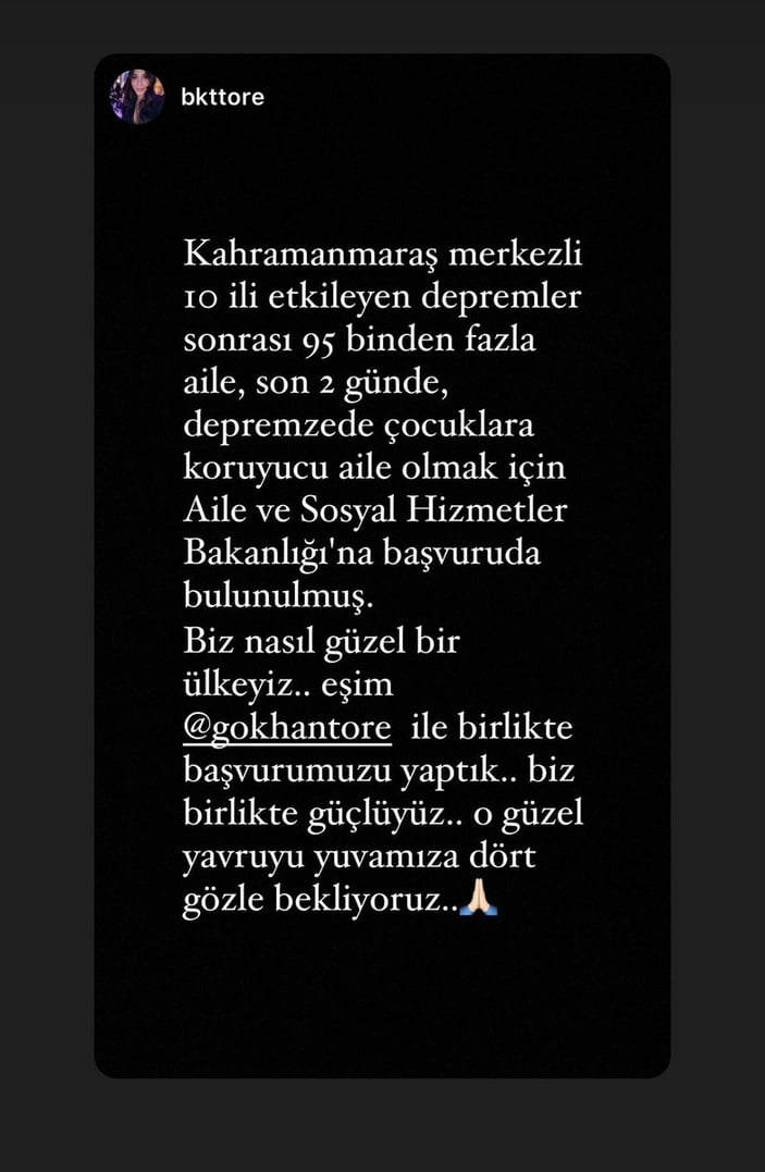 Gökhan Töre ve eşinden örnek hareket