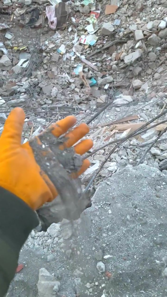 Hatay’da yıkılan binaların deniz kumu harcıyla yapıldığı ortaya çıktı