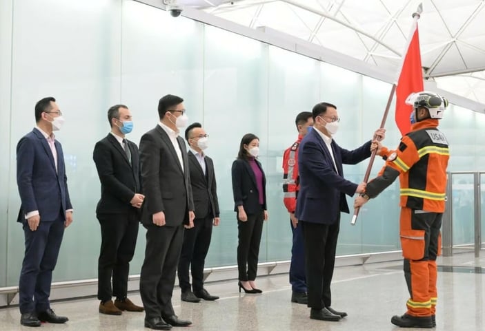 Hong Kong, 59 kişilik kurtarma ekibini Türkiye'ye gönderdi