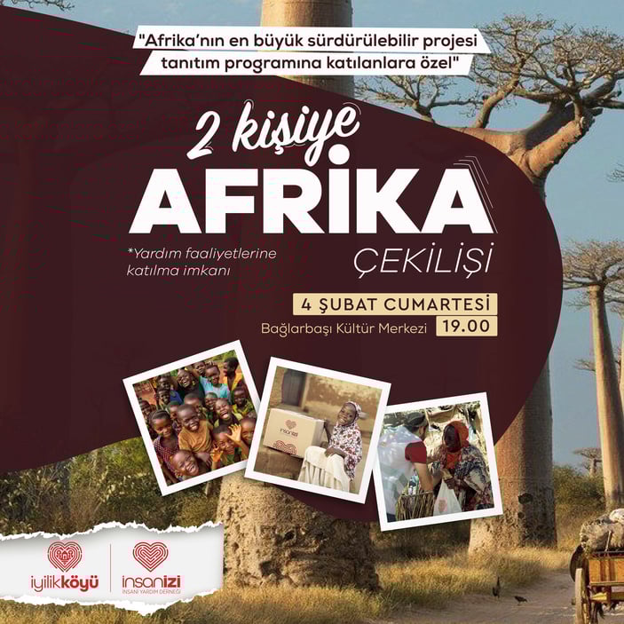 İnsan İzi İnsani Yardım Derneği, Afrika'da 'İyilik Köyü' projesini hayata geçiriyor