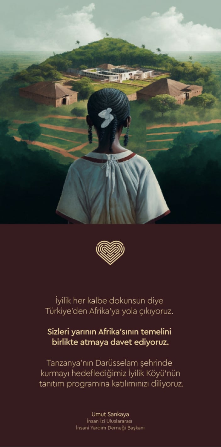 İnsan İzi İnsani Yardım Derneği, Afrika'da 'İyilik Köyü' projesini hayata geçiriyor