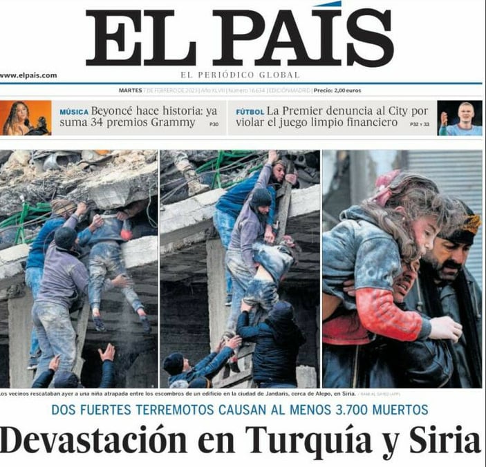 Kahramanmaraş depremleri, dünyada geniş yankı uyandırdı