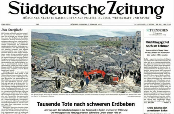 Kahramanmaraş depremleri, dünyada geniş yankı uyandırdı