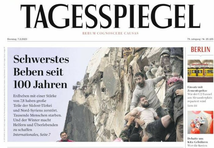 Kahramanmaraş depremleri, dünyada geniş yankı uyandırdı