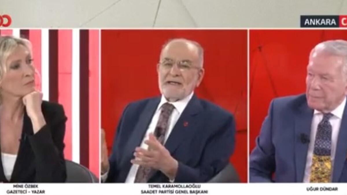 Saadet Partisi lideri Temel Karamollaoğlu Millet İttifakı'nda bakanlıkların paylaşımını anlattı