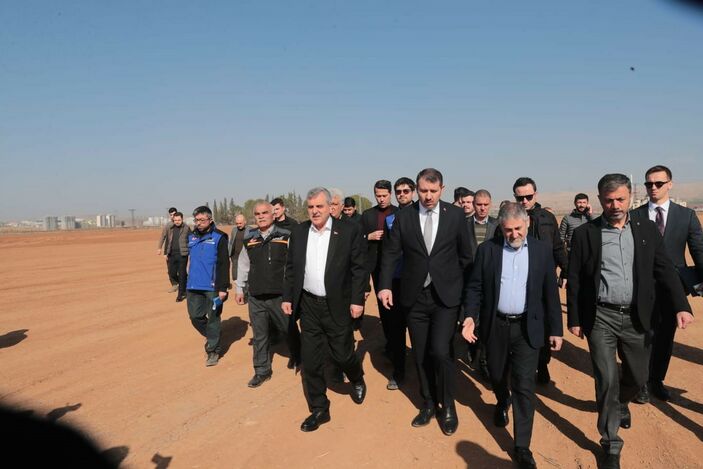 Şanlıurfa'da depremzedeler için konteyner kent kuruluyor