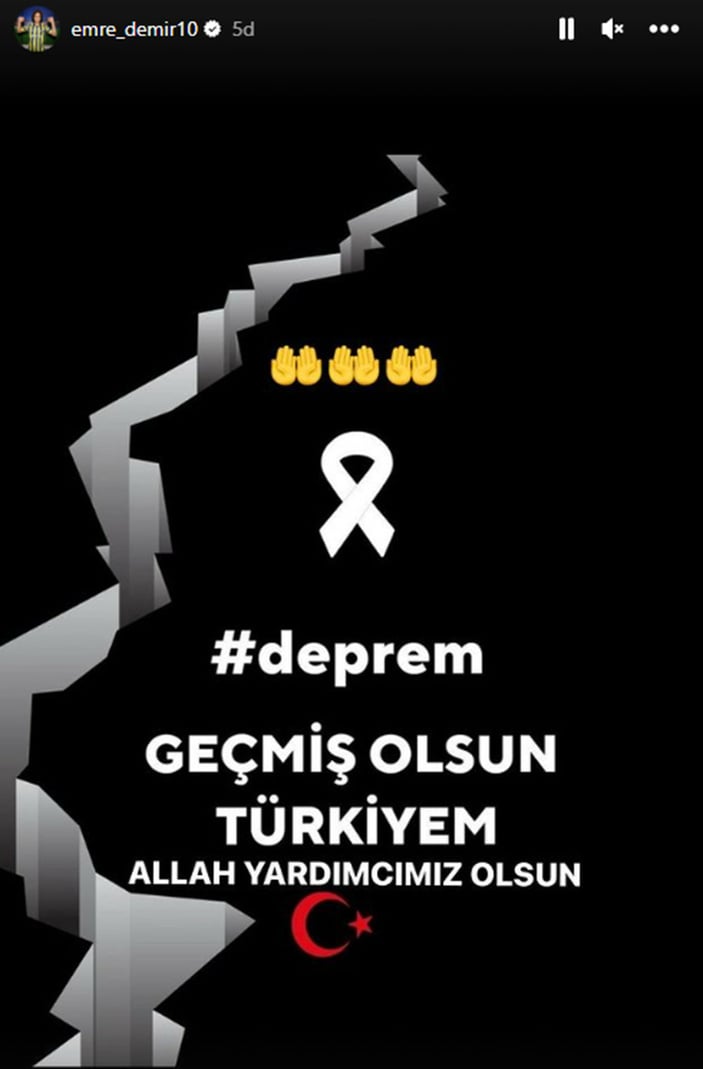 Sporculardan geçmiş olsun mesajları