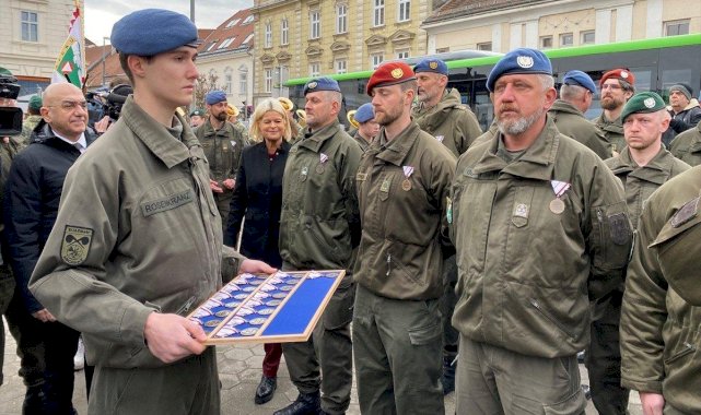 Avusturya kurtarma ekibi, üstün başarı madalyasıyla ödüllendirildi