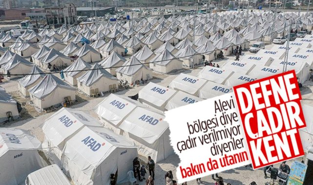 Deprem şehri enkaza çevirdi! Hataylı depremzedeler için kurulan 500 çadırda her türlü imkanlar sunuluyor