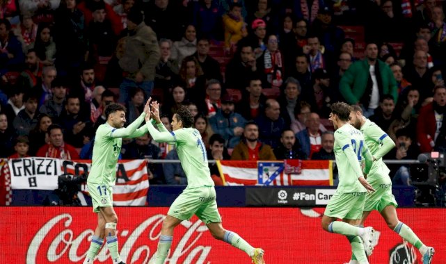 Enes Ünal'ın golüyle Getafe, Atletico Madrid'le berabere kaldı