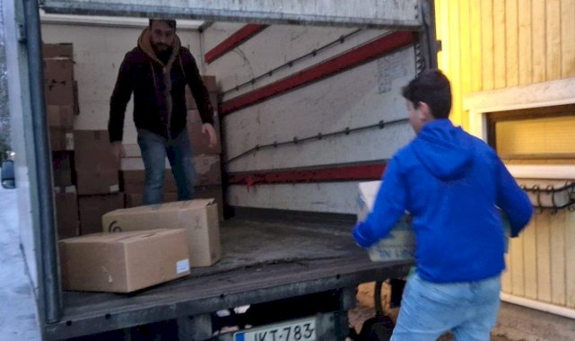 Finlandiya'dan afetzedelere yardımlar devam ediyor