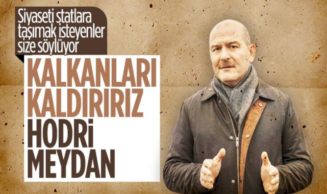İçişleri Bakanı Süleyman Soylu'dan istifa sloganlarına tepki! Hodri meydan