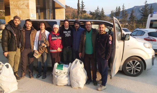 Sa-HaDer Başkanı Tunç Deprem Bölgesi Samandağ’da Görev Başında
