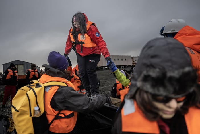 Türk Bilim Heyeti Antarktika’ya vardı