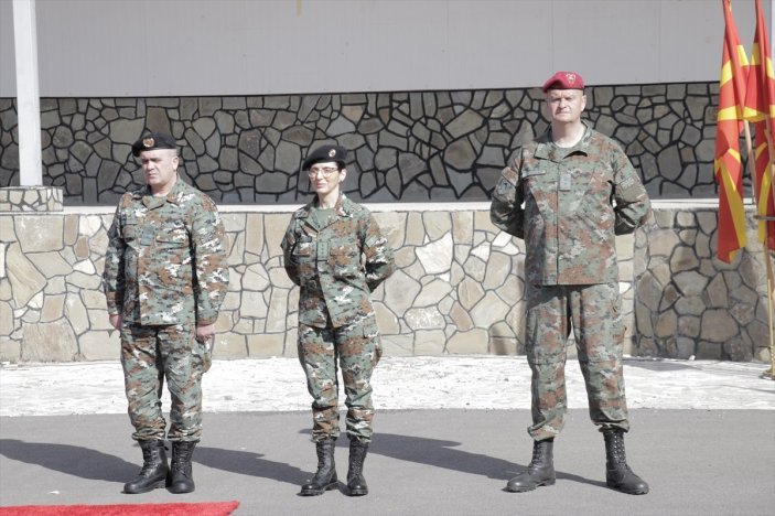 Türkiye’ye yardım için gelen Kuzey Makedonya ordusu, ülkelerine geri döndü