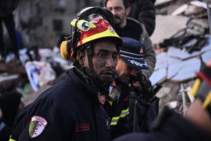 Türkiye'ye yurt dışından gelen arama kurtarma ekiplerinin çalışmaları sürüyor