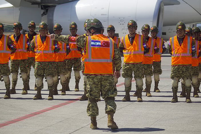 Türkiye'ye yurt dışından gelen arama kurtarma ekiplerinin çalışmaları sürüyor