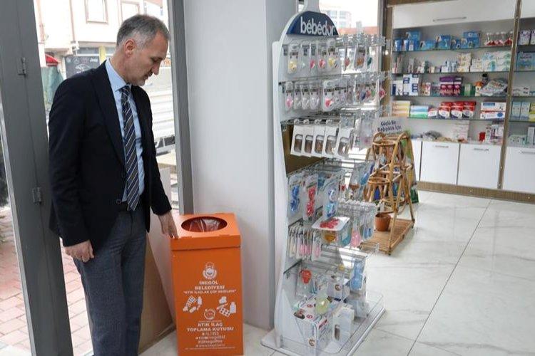 Bursa İnegöl&#039;de &#039;Atık İlaç&#039; noktaları oluşturuluyor