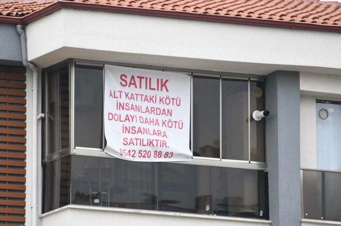 Çorlu'da site sakinlerinin gürültüsüne dayanamayan kadın evini satışa çıkardı